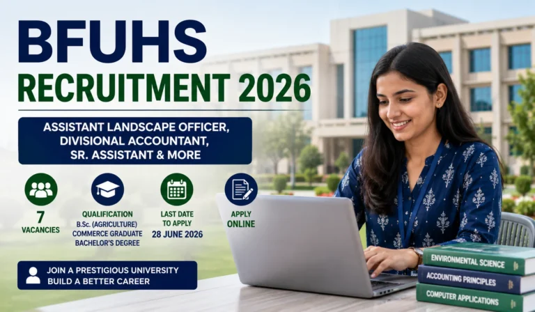 BFUHS Recruitment 2026