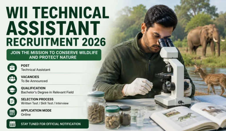 WII Technical Assistant Recruitment